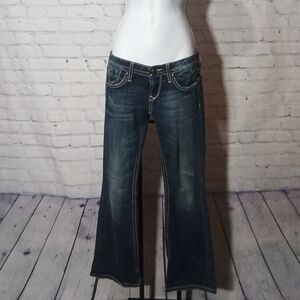 Classic Dark Wash Flare Jeans